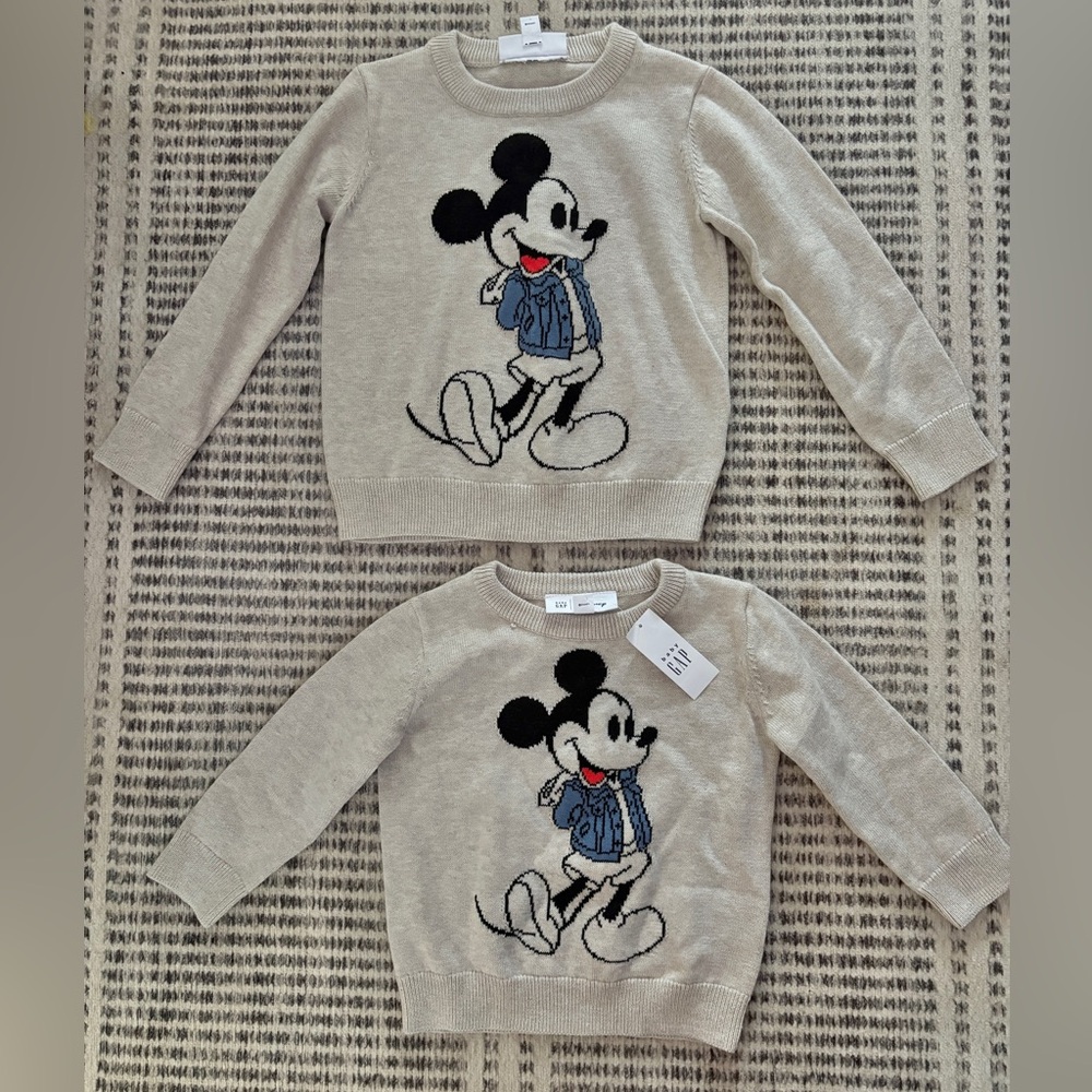 GAP Disney Mickey Mouse Sweaters NWT